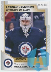 2020-21 O-Pee-Chee League Leaders Connor Hellebuyck #588 Winnipeg